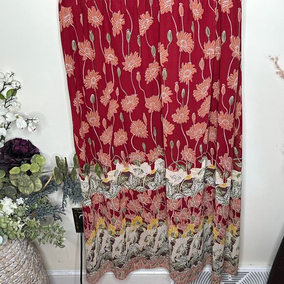 MADEWELL Tulip-Sleeve Maxi Dress in Tall Sunflowers Bright Sz 20 {BB34} - Picture 3 of 8